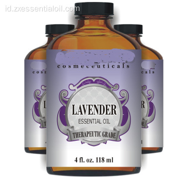 Sesuaikan Logo Minyak Esensial Aromaterapi Lavender